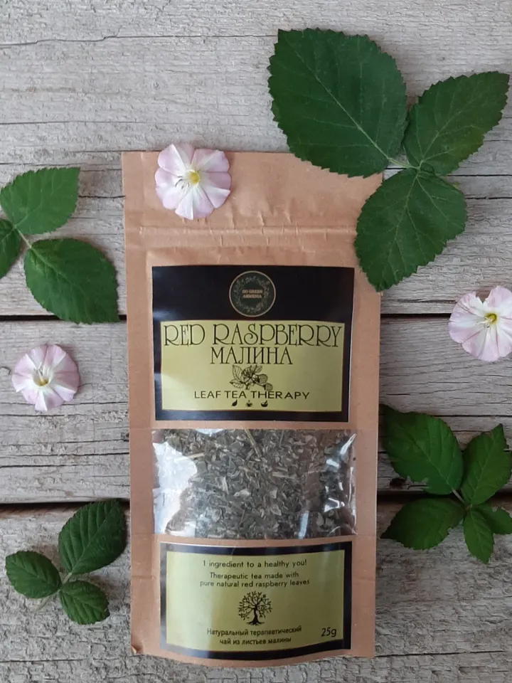 GGW Red Raspberry Tea Therapy, All Natural, GMO Free, 100% Quality, No Preservatives, Vegan Friendly, It's Delicious & Full Of Benefits