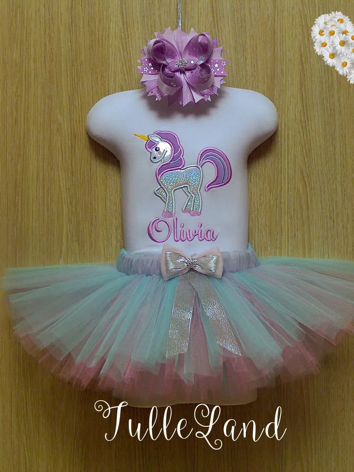 Unicorn girl rainbow shirt Design Applique for Machine Embroidery