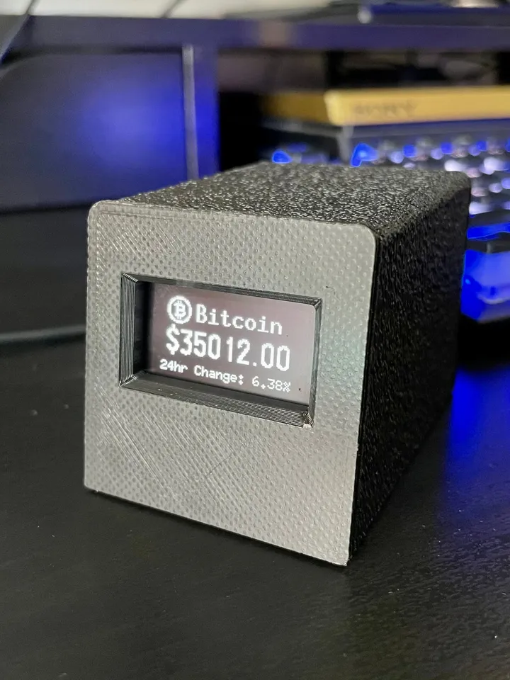 Mini Crypto Coin Price Ticker Display