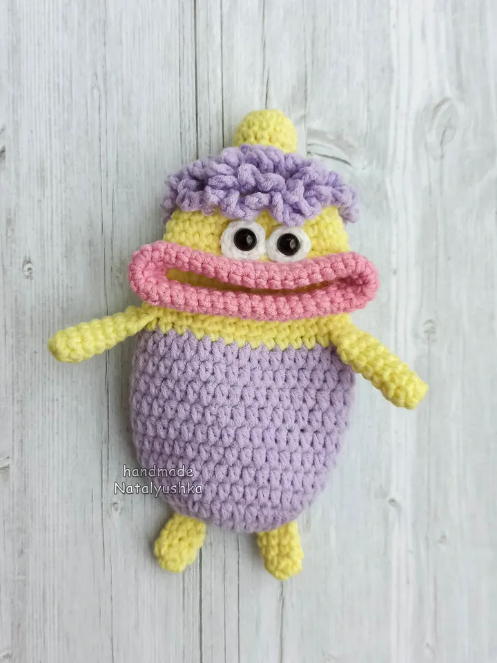 Key case, Cute Monster Big Mouth, Key Organizer, Keychain, Handmade case for keys, Key bag