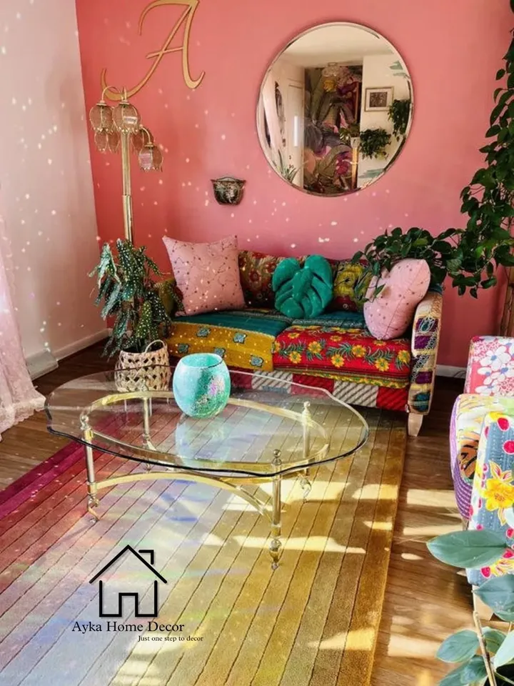 Ayka Lino Multi Hand Tufted 100% Pure Woolen Area Rug For Hall Kitchen Living Room Bed Room Dining Room Kids Room Carpet / Christmas Gift