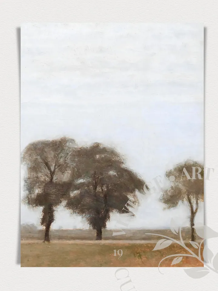 vintage landscape prints set triptych wall art antique oil painting Large Printable Decor, Digital Downloadable | 321 S3
