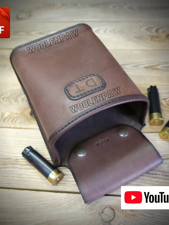 Leather pattern - shotgun ammo pouch. BG19