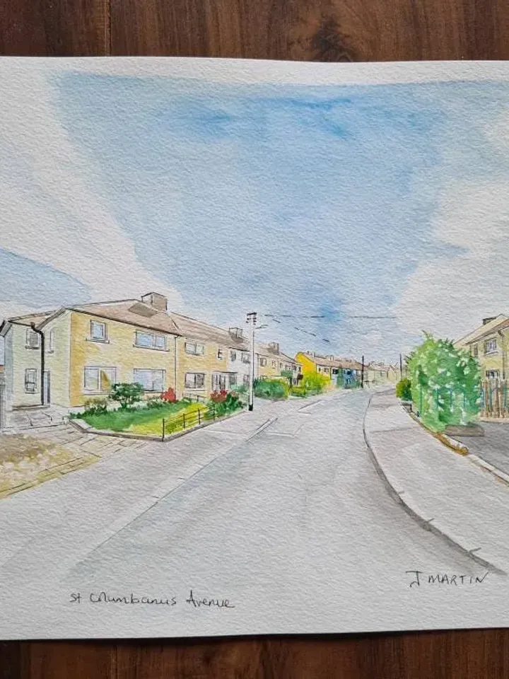 Columbanus Avenue, Milltown, Dublin 14, unmounted, unframed