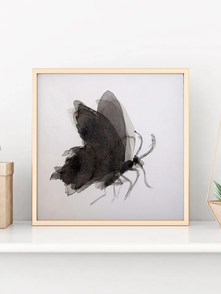 Handmade watercolor paint, Small watercolor painting, watercolor paints, Butterfly Wall art, Watercolor Butterfly, Nursery wall decor, Art