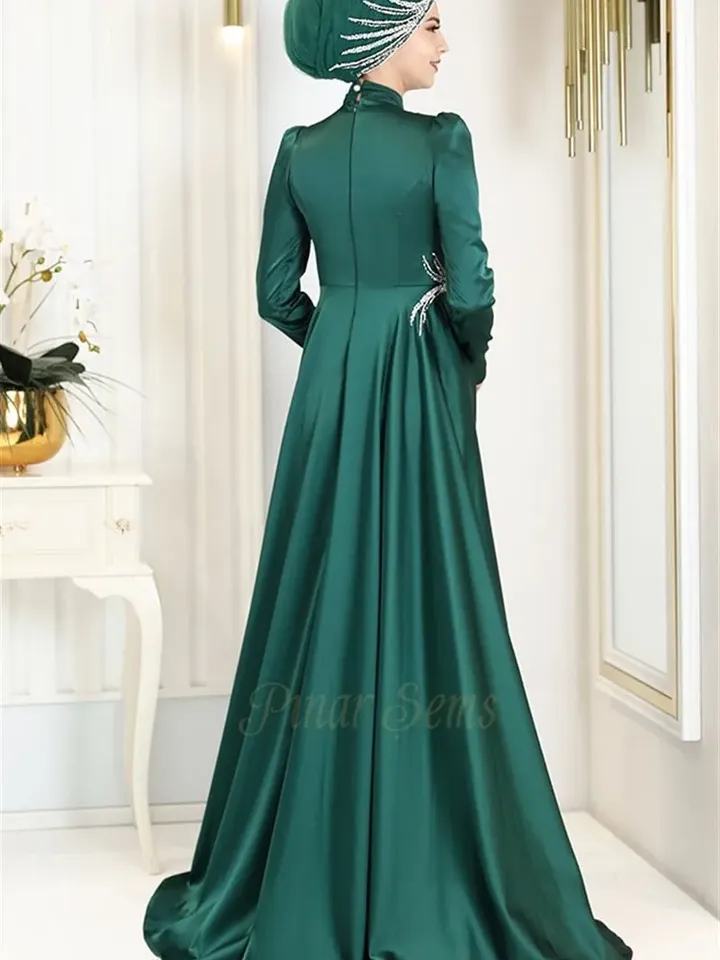 AHUNARE HIJAB - Wedding Dress, Muslim Evening Gown, Nikah, Islamic Wedding, Engagement, Bridesmaid
