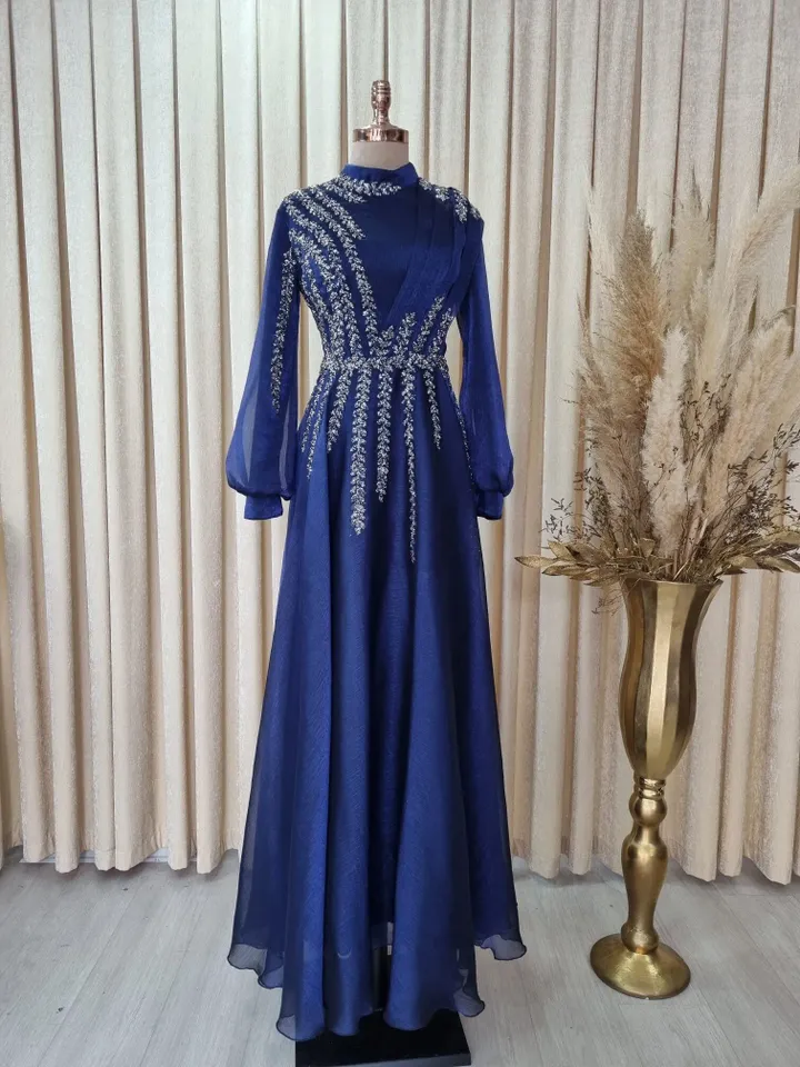 AHUNARE HIJAB - Wedding Dress, Muslim Evening Gown, Nikah, Islamic Wedding, Engagement, Bridesmaid