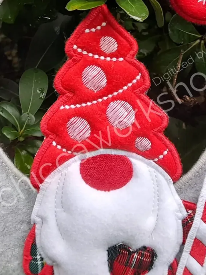 ITH - Ghirlanda Gnomo - Ricamo a macchina con tutorial