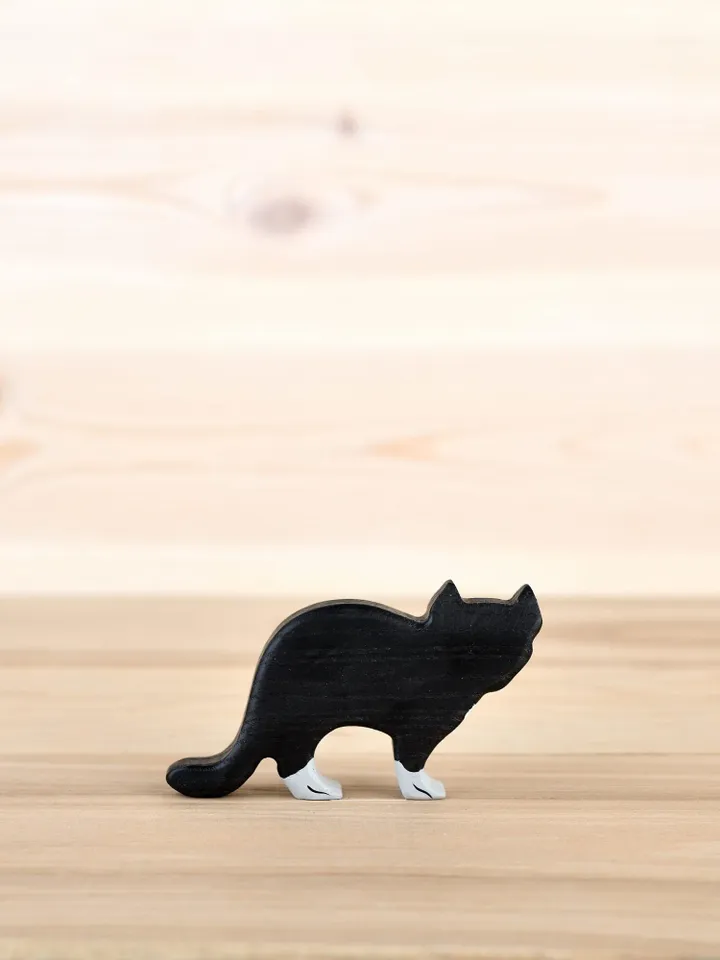 Wooden toy Tasmanian Devil figurine Australian animals
