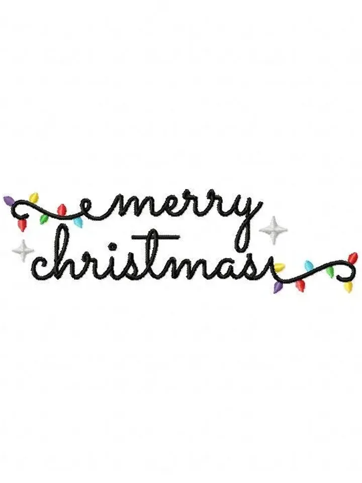 50% off,6 Christmas Lighted Greetings Appliqué Embroidery Design ,7 Sizes,Instant Download,Digital Machine,Gnomes,Dst,Jef,Xxx,Pes,Hus,Exp.