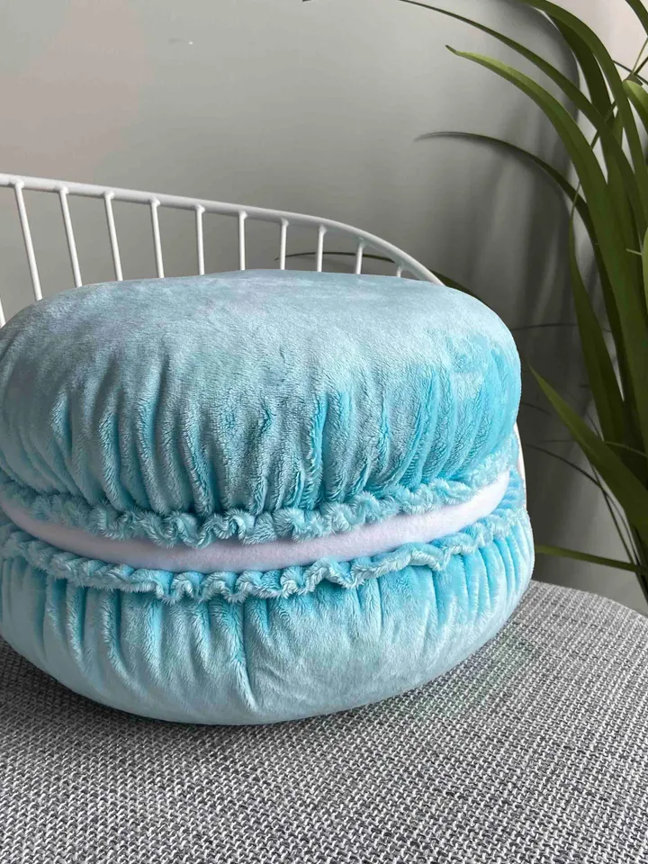 Macaron pillow sky blue / macaron pillow / plush macarons / macaroons cushion / french macaron