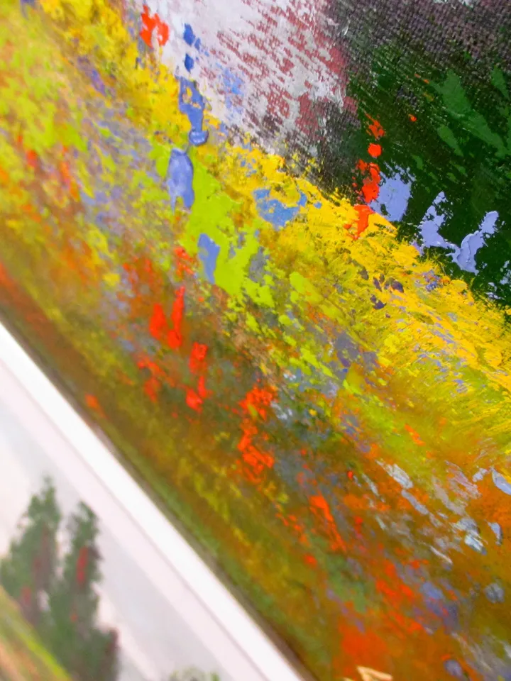 2 Mount Rainier Paintings, Diptych, Framed Mountain Paintings on Canvas Original Landscape Art by "Walperion Paintings"