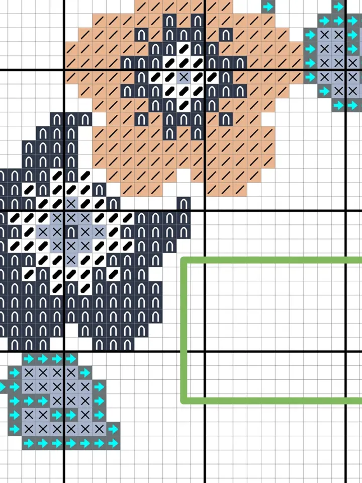 Flower frame cross stitch pattern. Wedding cross stitch pattern. DIY. Floral Wreath.