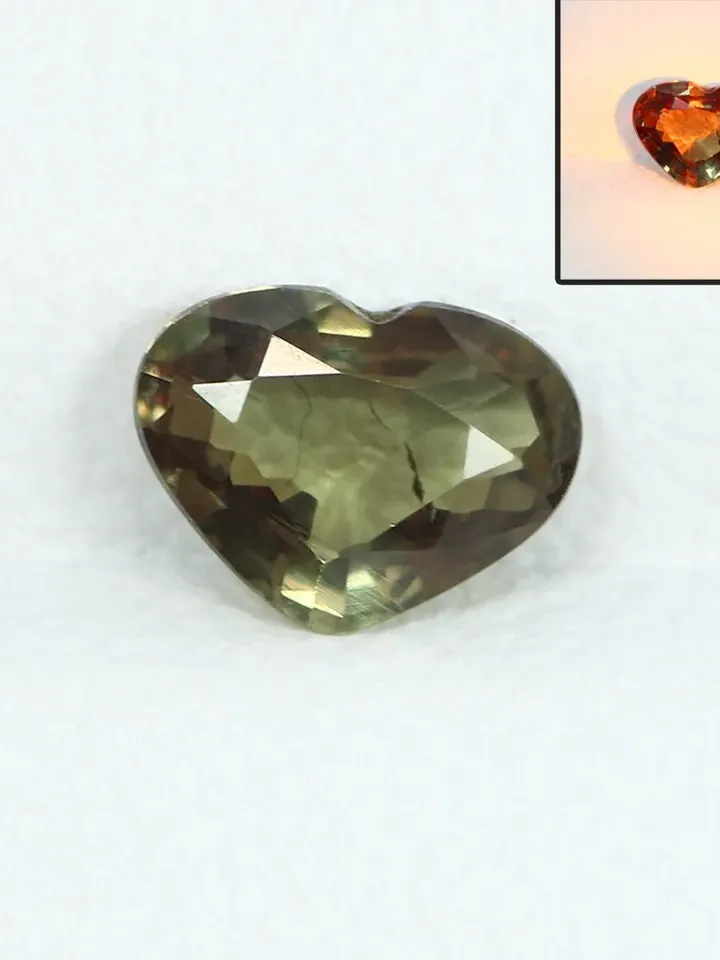 0.63 CT Rare Dazzling Fine Quality Gemstone 100% Natural Color Change Garnet
