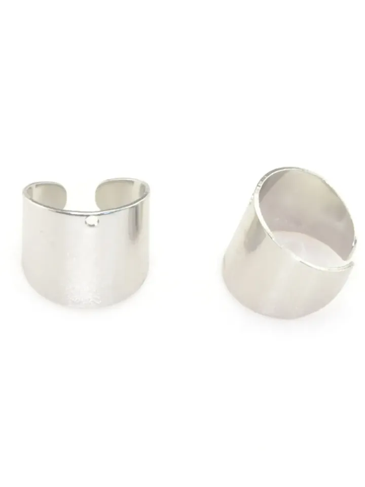 Thick Ear Cuff, Huggie Hoop Earrings, Minimalist Ear Cuff No Piercing, Ear Wrap Non Pierced, Cartilage Ear Wrap, Gold Silver Black Ear Cuff