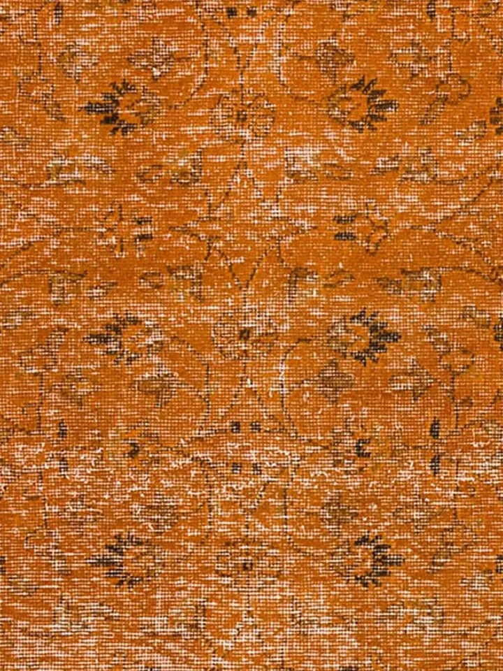 Orange Turkish Rug for living room, Handmade Orange Rug, 163 x 256 cm ,Hand made Carpet