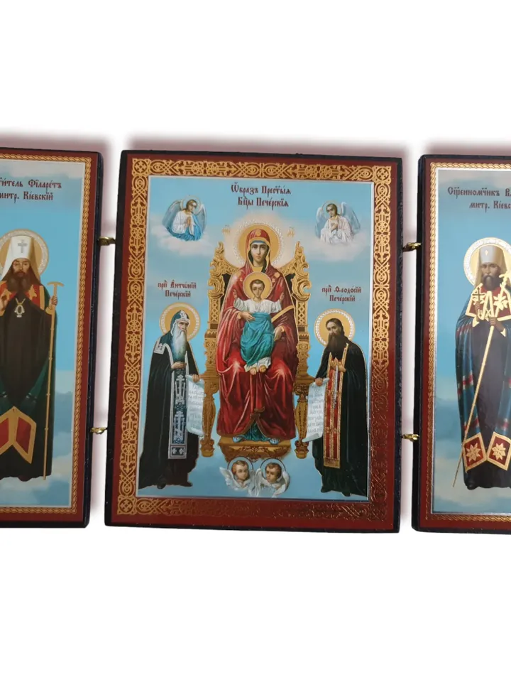 Kiev-Pechersk Mother of God icon with Saints | free shipping | Orthodox store