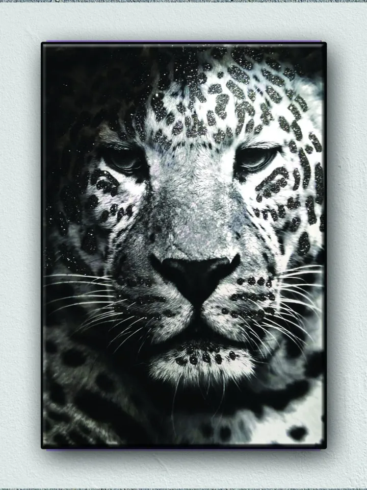 Tiger painting Print on Canvas , Floating Frame Option, Modern Wall Art, Extra Large Canvas Wall Art