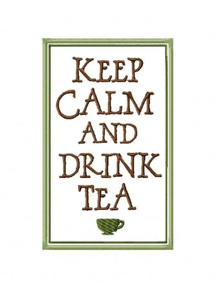 5 Tea Time Quotes Embroidery Design Pack 3,7 sizes,Chop it, Match Instant Download,Digital Machine,Holiday Applique Design,Gnomes Embroidery