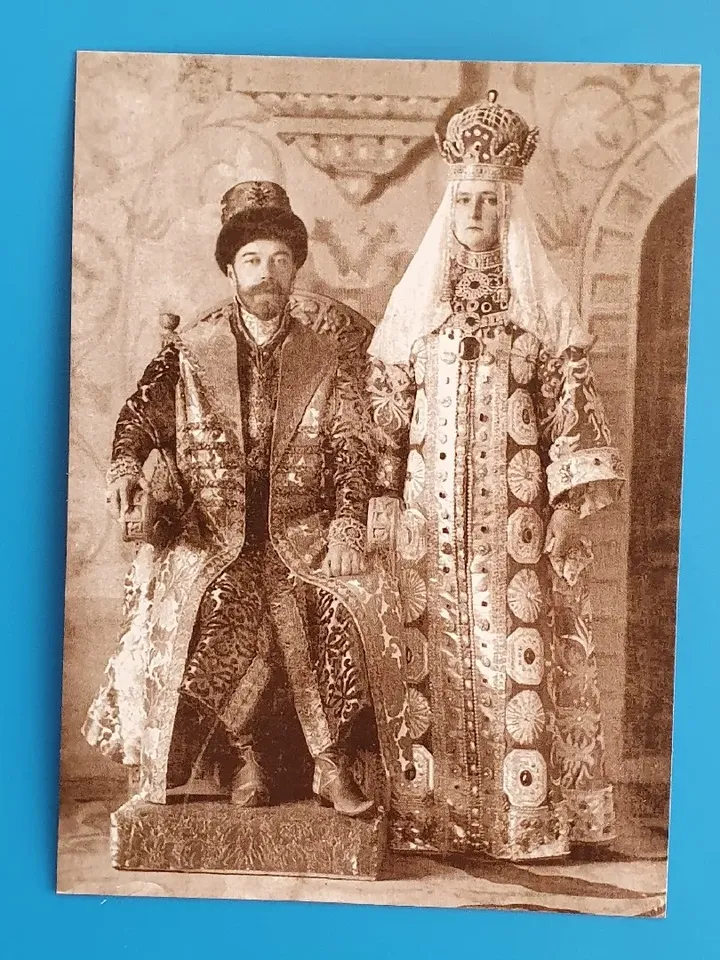 Nicholas II Romanov the last Russian Tsar and his family 12 postcards free shipping