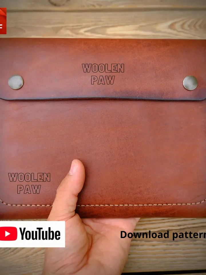PDF download pattern to make a leather iPad /Samsung tablet case !!! FLD4