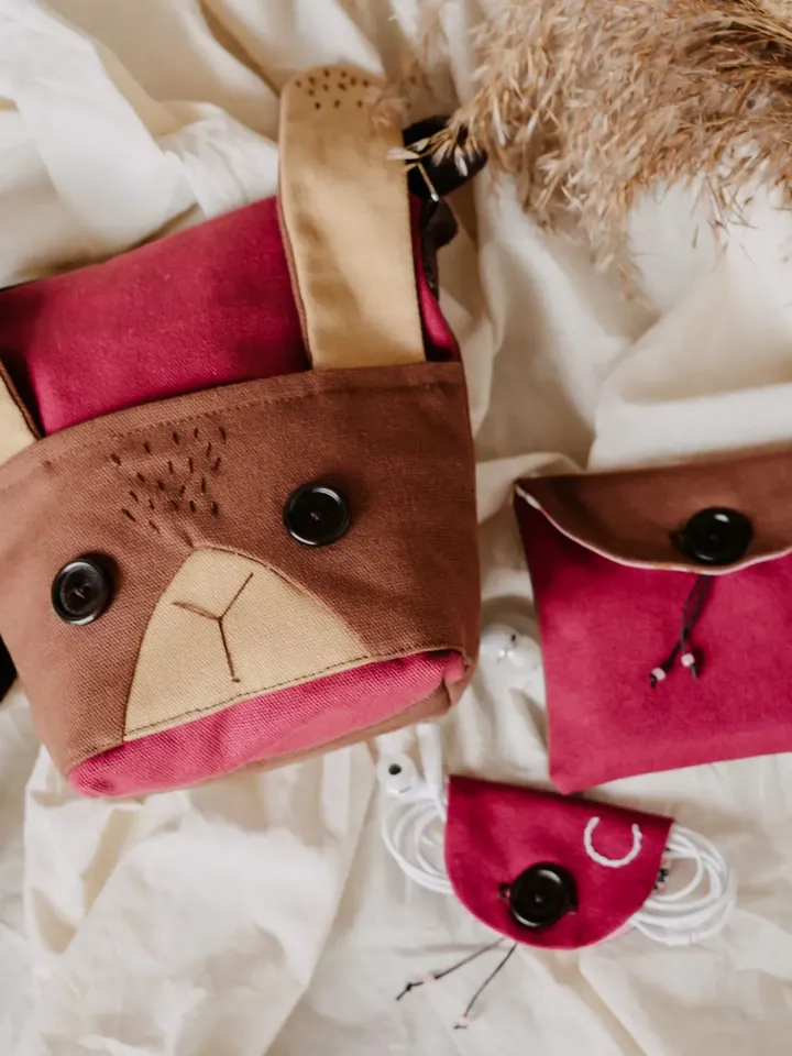 BUNNY CROSSBODY BAG gift for her, for girl, for mom and daughter Shipping from USA