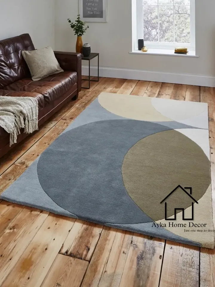 Ayka Cisco Multi Woolen Area Rug For Hall Kitchen Living Room Bed Room Bath Room Dining Room Kids Room Carpet / Kids Rugs / Christmas Gift