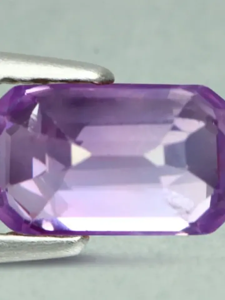 0.96 CT AIG Certified Stunning Unheated 100% Natural Violet Sapphire Madagascar