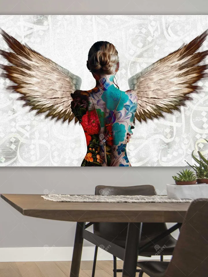 Flying Enthusiasm | Persian Wall Art | Persian Calligraphy Wall Art | Traditional Persian Gift | Persian Art