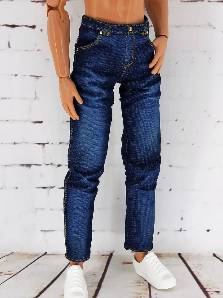 Dark blue jeans for Ken doll and other similar dolls