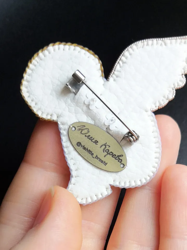 Angel brooch pin brooches for woman handmade jewelry jewelry gift gifr for woman