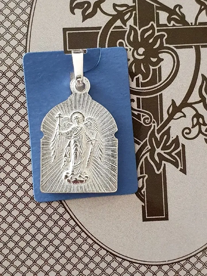 Kazan Mother of God religious gold plated pendant handmade free shipping