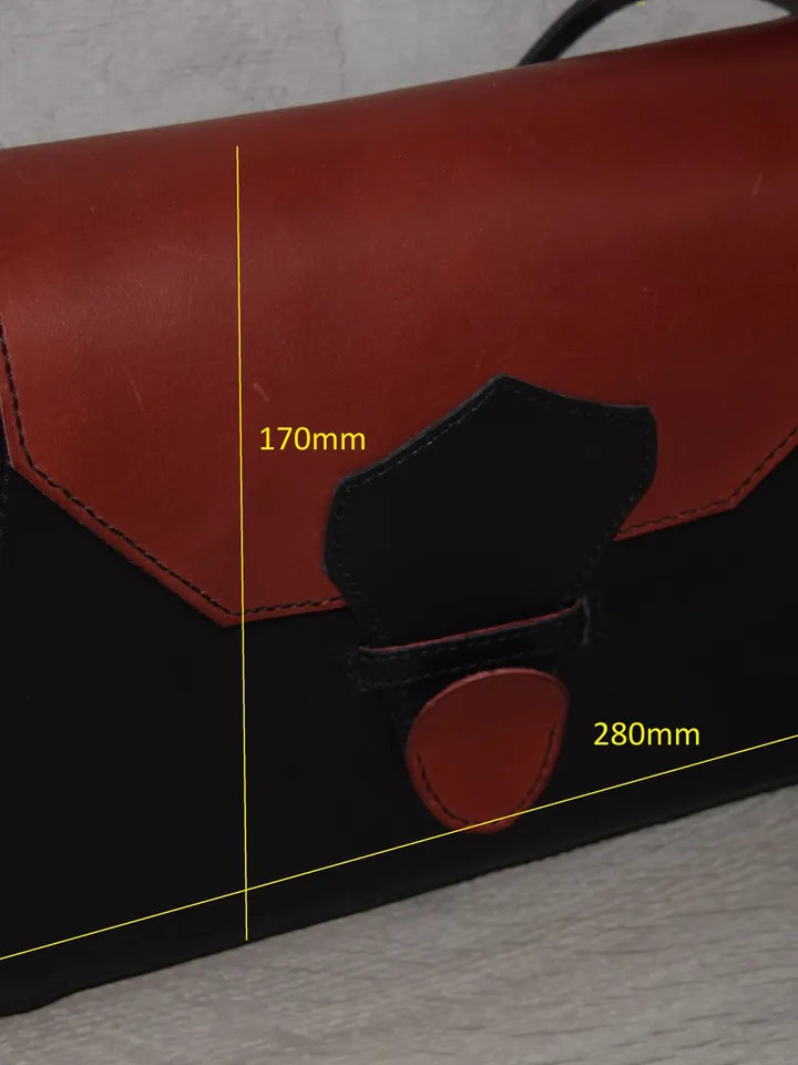 Leather Women's Bag Pattern, PDF Pattern, Women's Bag Template, DIY