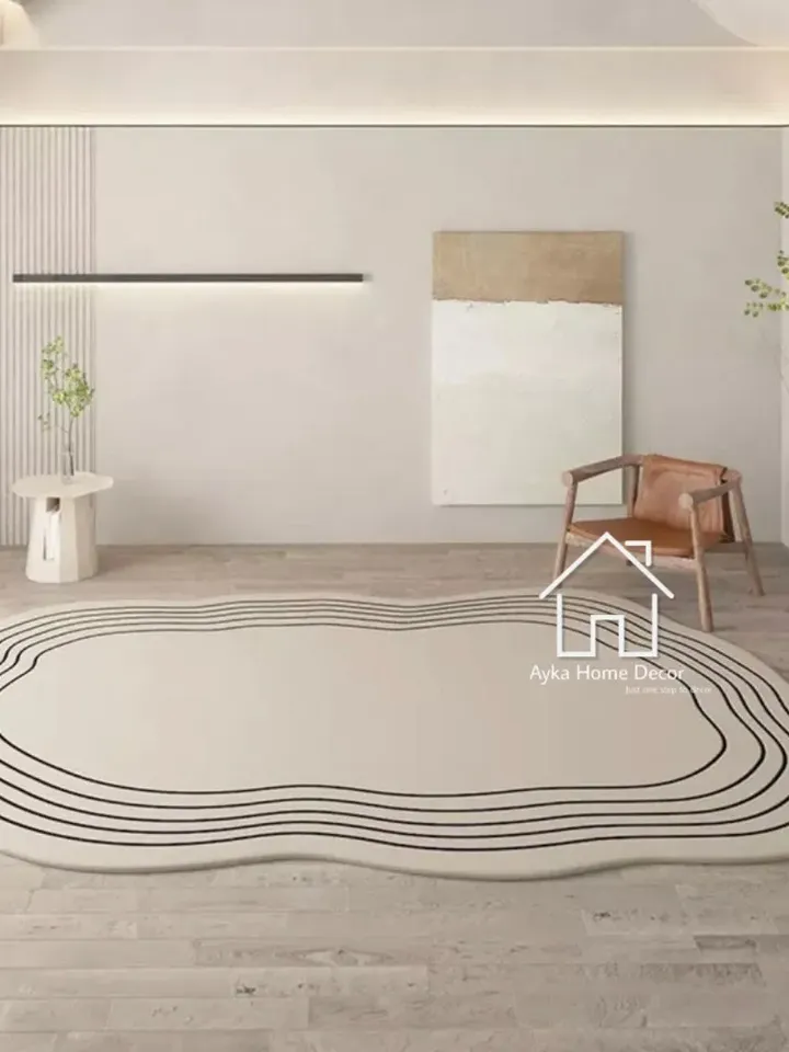 Unique Handmade tufted rug wool rug area rug hand tufted, tufted rug for living room bedroom rug8x10 9x12 Kanye rug modern rug irregular Rug