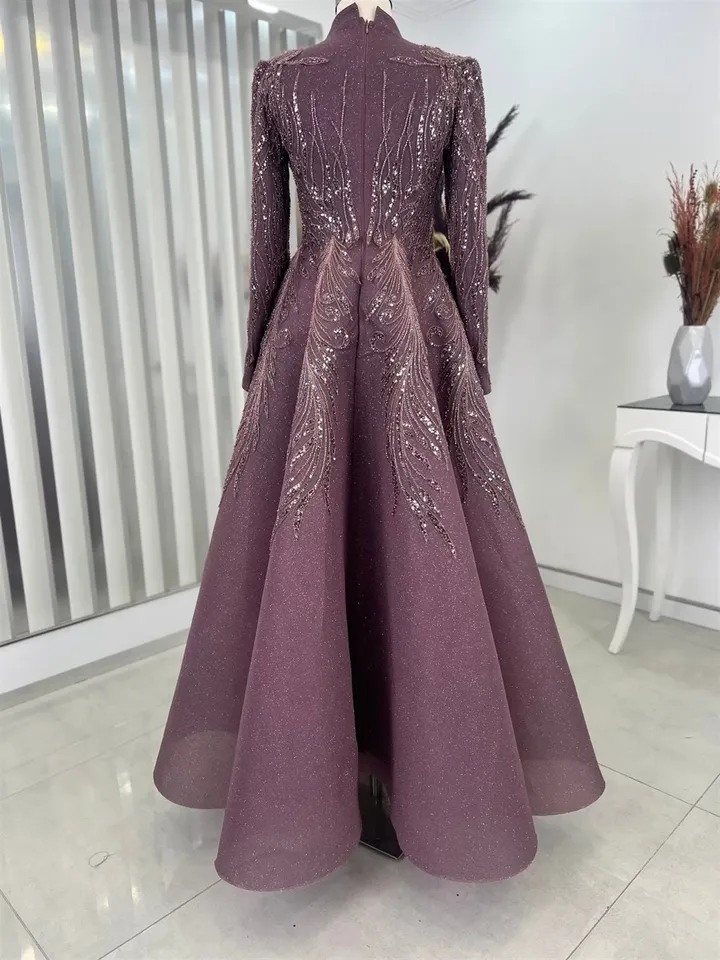 AHUNARE HIJAB - Wedding Dress, Muslim Evening Gown, Nikah, Islamic Wedding, Engagement, Bridesmaid