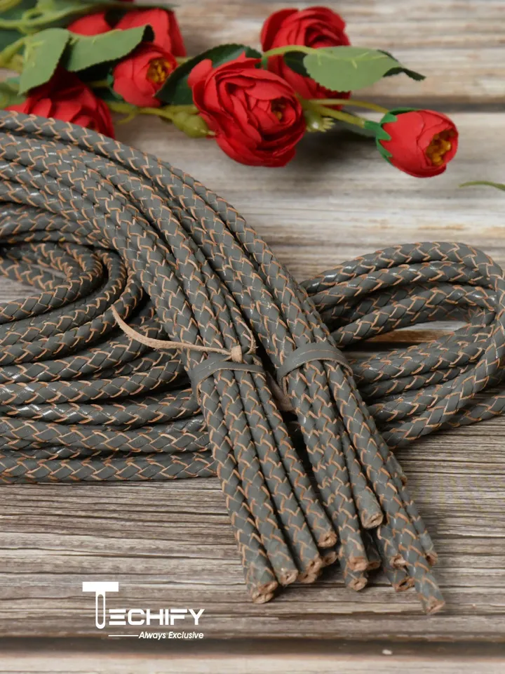 Handmade Leather Cord for Crafting and Jewelry Making
