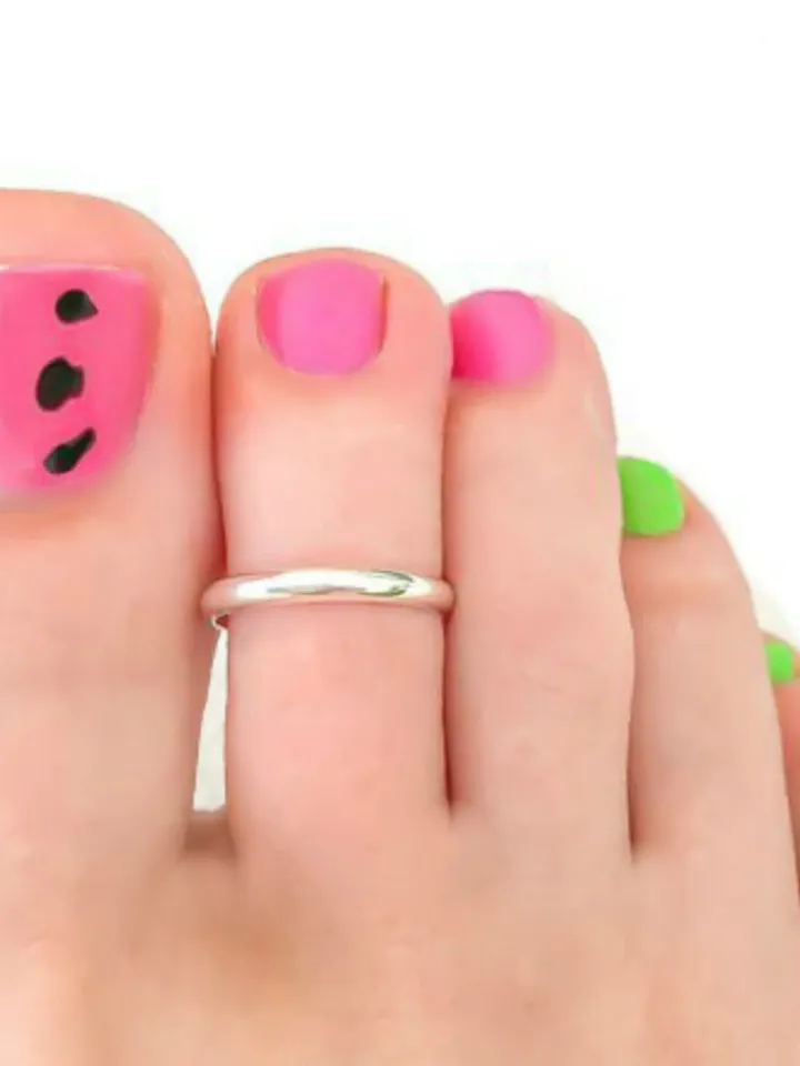 Thin Silver Toe Ring
