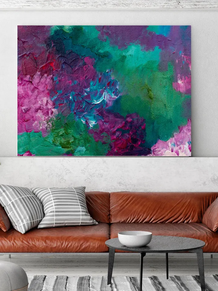 Modern Line Drawing, Wedding Gift,Art Gift,Abstract Paitning, Elegant Painting,Home Decor, Aesthetic Room Decor, Warm Living Room Decor