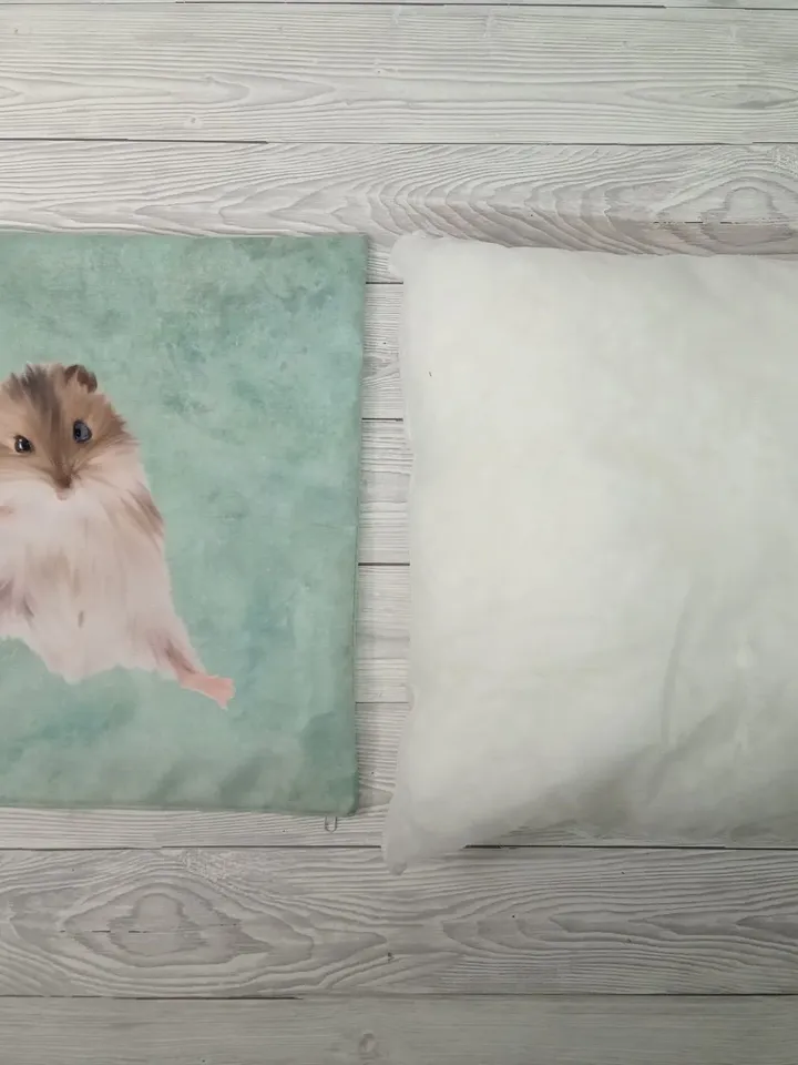 Pillow with an animal print, decorative pillow, velvet pillow cover