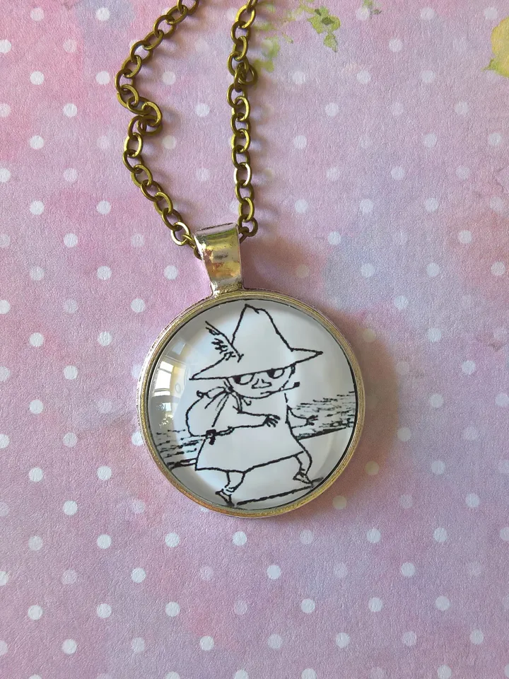 Snufkin pendant Snufkin in the hat Moomin necklace Moomin pendant
