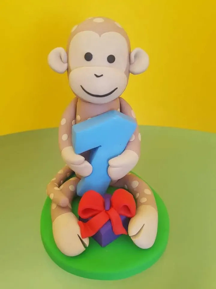 Custom Toy Replica Birthday Cake Topper Figurine, Birthday Cake Topper Animal, Clay Cake Topper for Birthday Personalized Animal Toy Replica