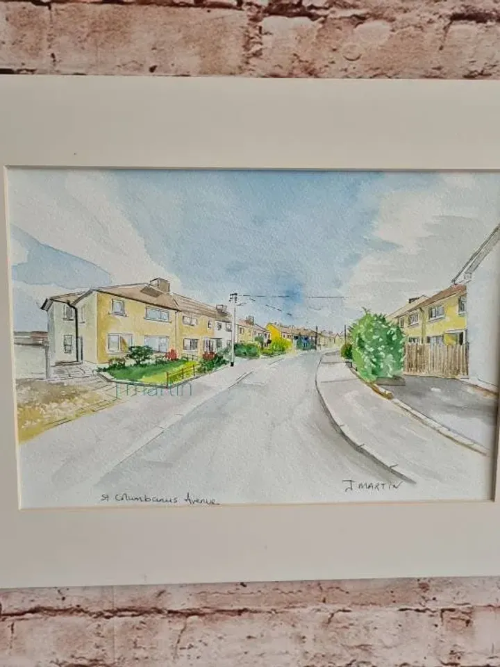 Columbanus Avenue, Milltown, Dublin 14, unmounted, unframed