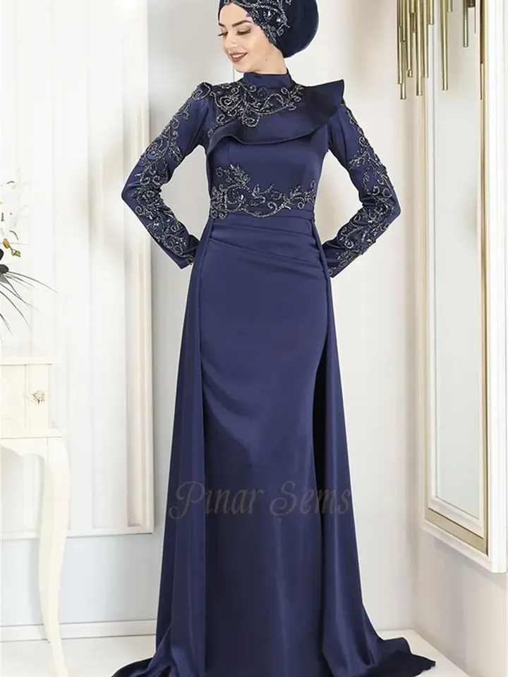 AHUNARE HIJAB - Wedding Dress, Muslim Evening Gown, Nikah, Islamic Wedding, Engagement, Bridesmaid