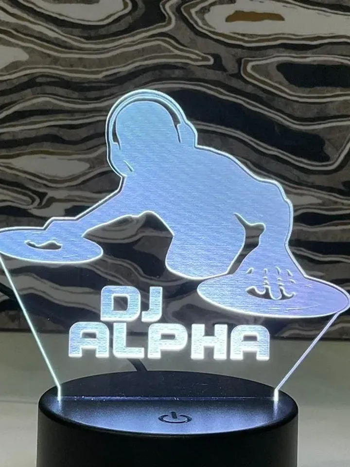 DJ Bar Home Deco Customizable Acrylic Sign