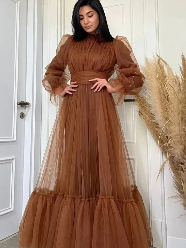 AHUNARE HIJAB - Wedding Dress, Muslim Evening Gown, Nikah, Islamic Wedding, Engagement, Bridesmaid