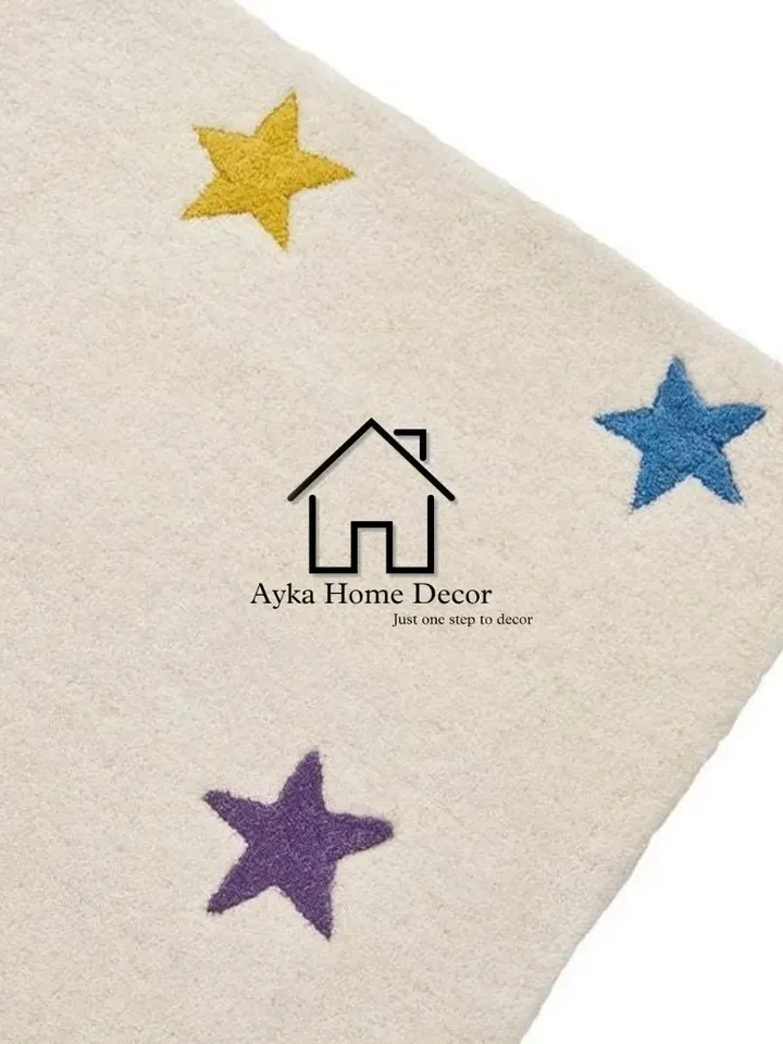 Ayka HandMade Tufted 100% Fine wool Trending carpets and rugs for Living Room and for kids room / Christmas Gift