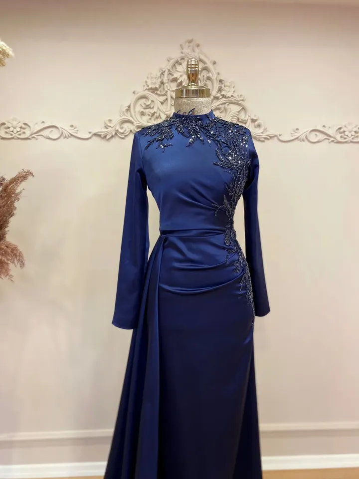AHUNARE HIJAB - Wedding Dress, Muslim Evening Gown, Nikah, Islamic Wedding, Engagement, Bridesmaid,