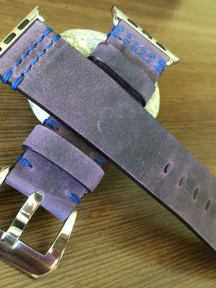 Apple Watch Blue Aluminum, Apple Watch Band 44mm 40mm, Personalise Apple Watch Strap, Purple Smart Watch Wristbands, Series 6, Gift Idea