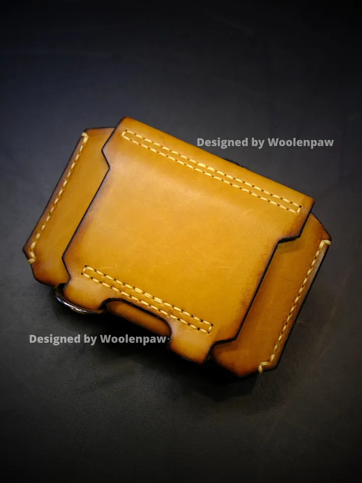 Leather pattern - Belt Wallet - Cosmo. PDF/SVG