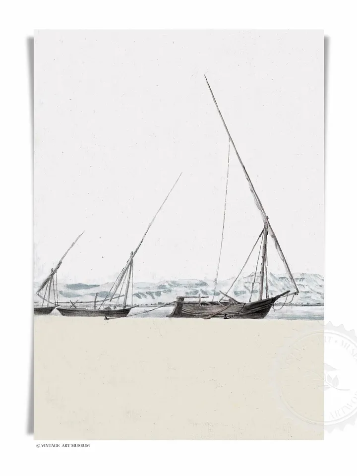 Vintage Diptych Coastal Set of 2 Prints, Muted Watercolor Painting, Printable Wall Art, Downloadable Minimalist | 71